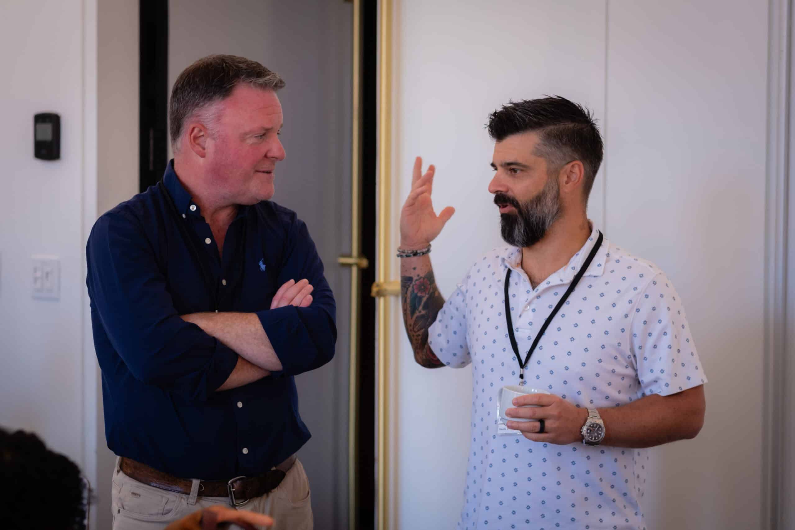 Professional consultant explaining value-based pricing strategy with ROI calculations.